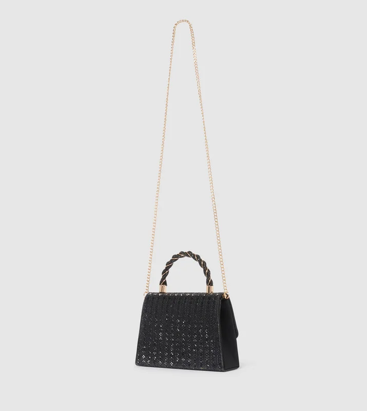 forever new  SELINA Signature Embellished Mini Top Handle Bag for Women | Best Price UAE